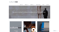 Desktop Screenshot of culturelab.be