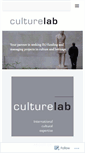 Mobile Screenshot of culturelab.be